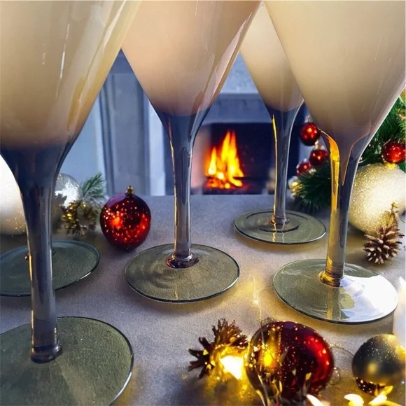 Set of 5 MID CENTURY MCM CARLO MORETTI CASED CARMEL MARTINI GLASSES - Picture 5 of 6